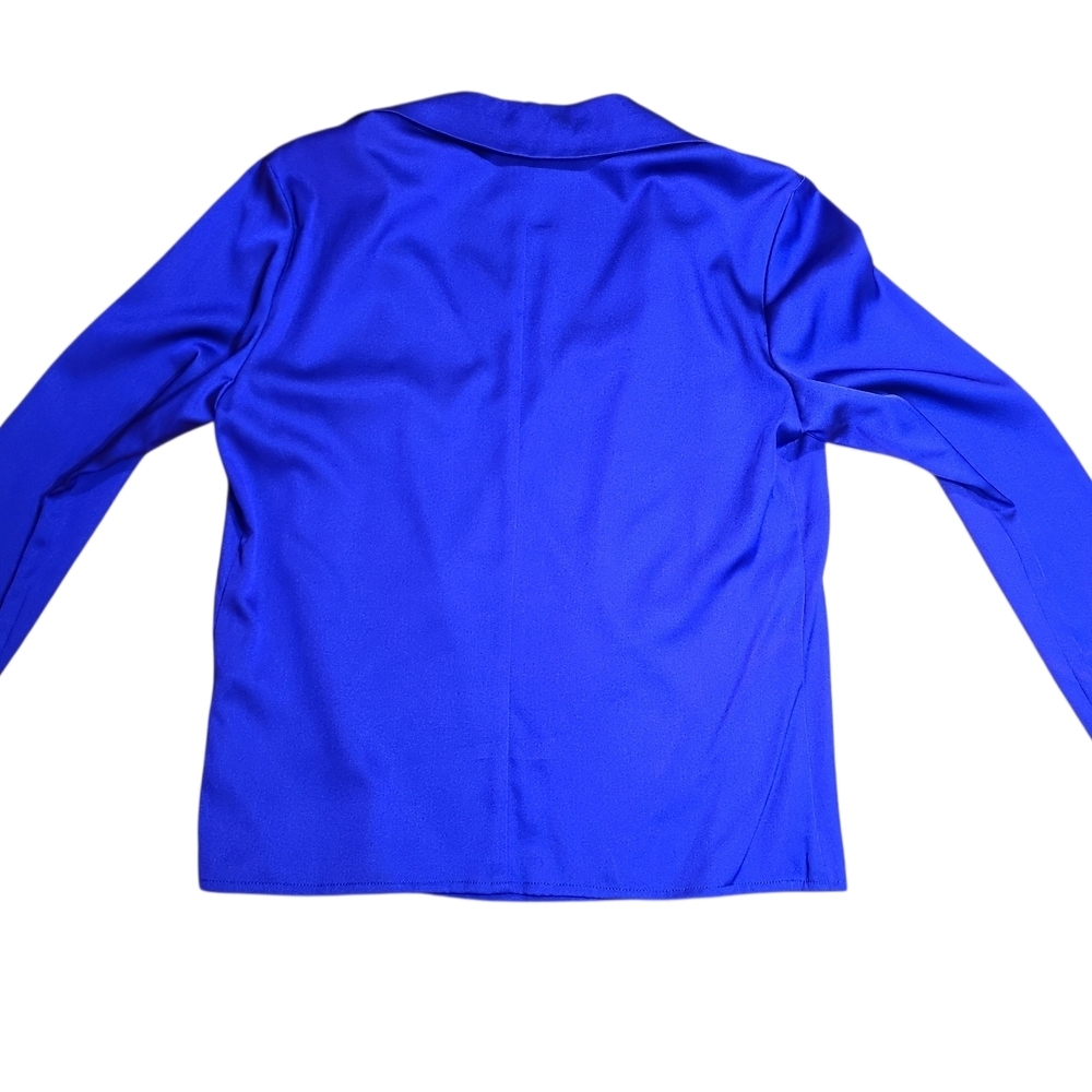 DKNY Women's Royal Blue Blouse - Picture 3 of 3